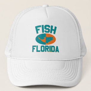 Gorra De Camionero Pescado Florida Colors