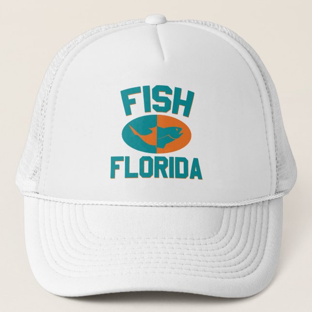 Gorra De Camionero Pescado Florida Colors (Anverso)