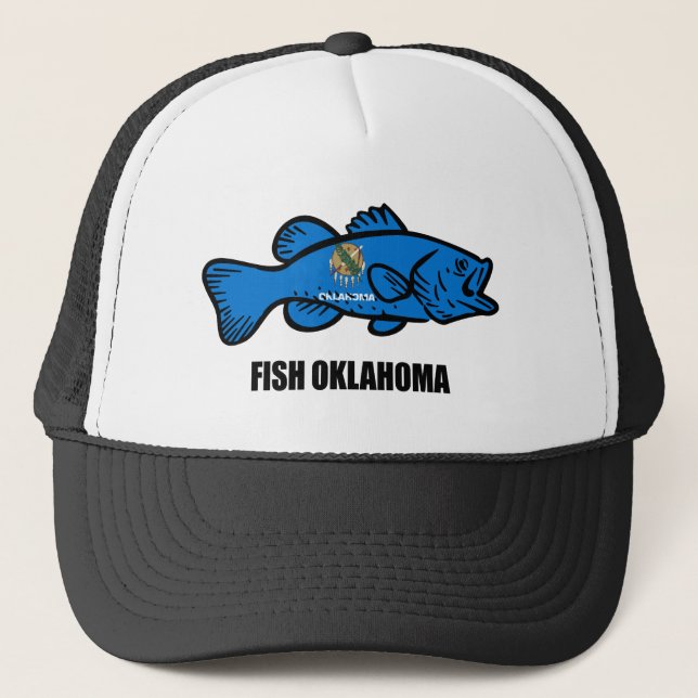 Gorra De Camionero Pescado Oklahoma (Anverso)