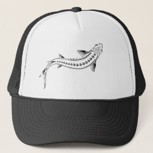 GORRA DE CAMIONERO PESCADO TRIBAL DE PESCADO