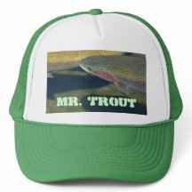 Pescador de la pesca de la trucha de lago rainbow