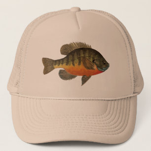 Gorra De Camionero Pescador del pez luna de miel