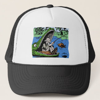 Gorra De Camionero Pescador en un gator