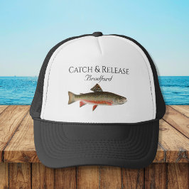 Gorra De Camionero Pescadores capturan trucha de pesca