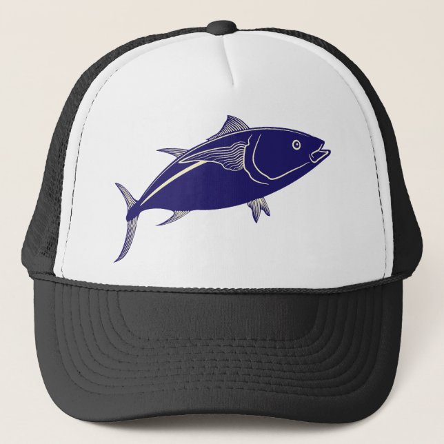 Gorra De Camionero Pescados de atún de Bluefin (Anverso)