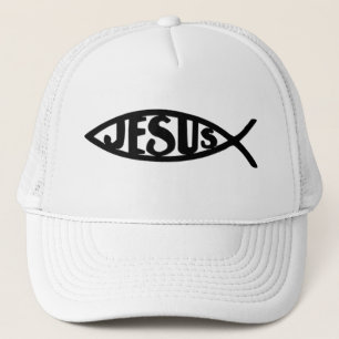 Gorra De Camionero Pescados de Jesús (negro del gorra)