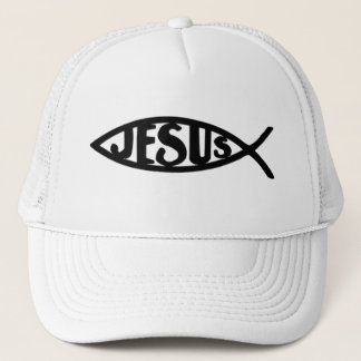 Gorra De Camionero Pescados de Jesús (negro del gorra)