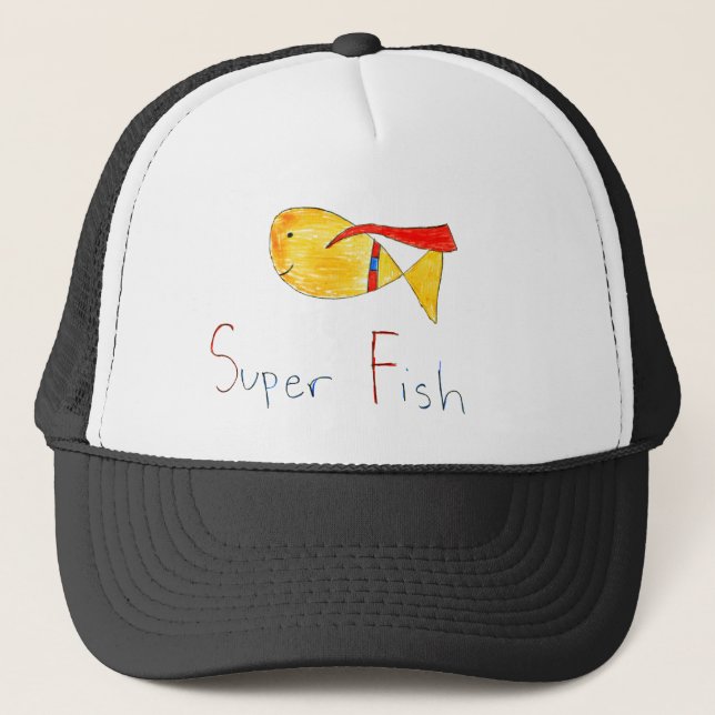 Gorra De Camionero ¡Pescados estupendos! (Anverso)