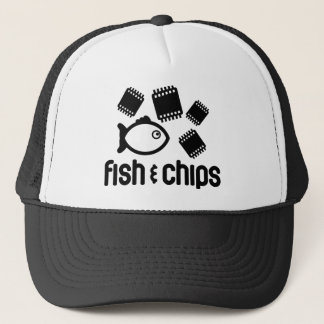Gorra De Camionero Pescados y microprocesadores