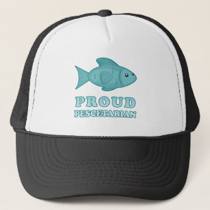 Gorra De Camionero Pescetarian orgulloso