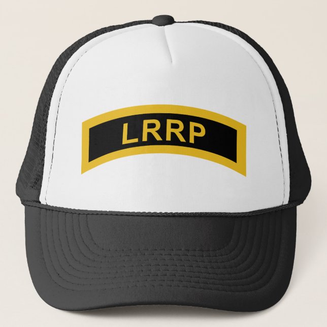 Gorra De Camionero Pestaña LRRP Patrullas de Reconocimiento de Largo  (Anverso)