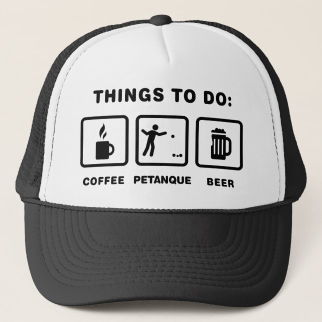 Gorra De Camionero Petanque (Anverso)