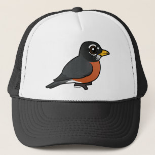 Gorra De Camionero Petirrojo del americano de Birdorable