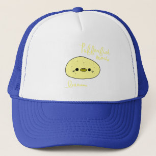 Gorra De Camionero Pez Globo Cute Mochi Animal Funny Mochi