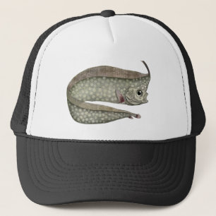 Gorra De Camionero Pez Regaleco Crestudo, Vida Marina Acuática Vintag