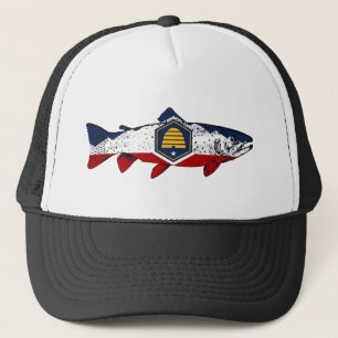 Gorra De Camionero Pez Trucha de Utah