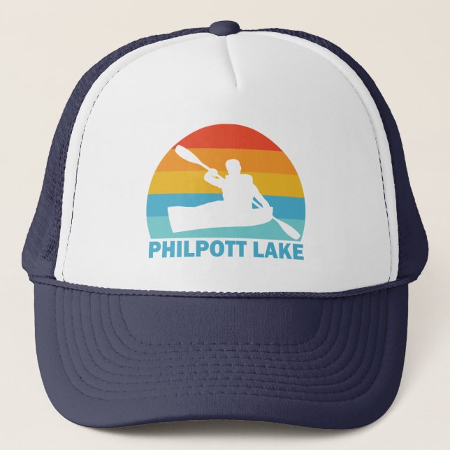Gorra De Camionero Philpott Lake Virginia Kayak (Anverso)