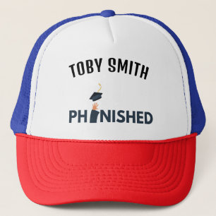 Gorra De Camionero PhinisheD: Celebrar la graduación de doctorado