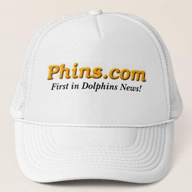 Gorra De Camionero ¡Phins.com, primero en noticias de los delfínes! (Anverso)