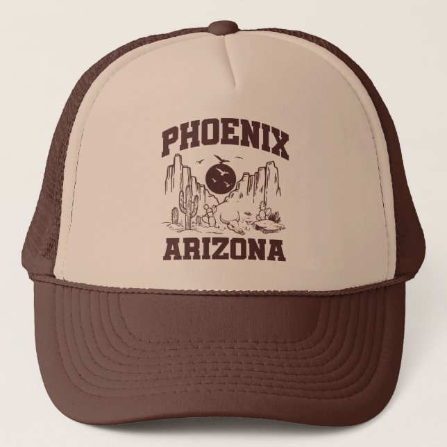 Gorra De Camionero Phoenix, Arizona (Anverso)