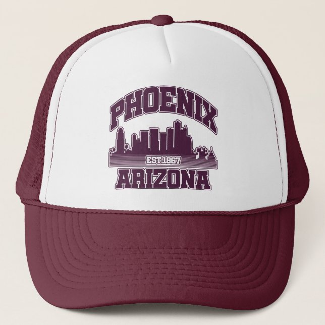 Gorra De Camionero Phoenix, Arizona (Anverso)
