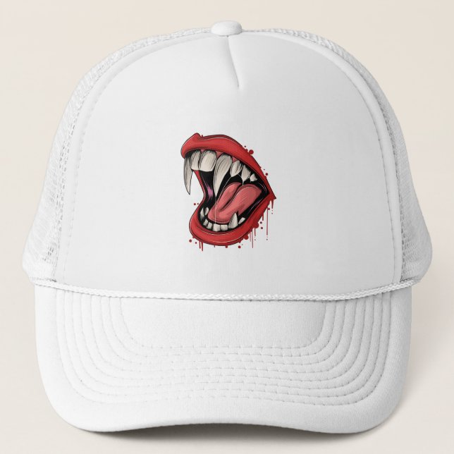 Gorra De Camionero Picado de Vampaire (Anverso)