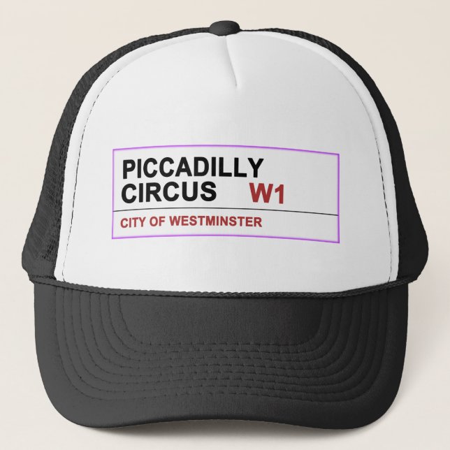 Gorra De Camionero Piccadilly Circus London (Anverso)