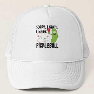 Gorra De Camionero Pickleball Bat Player Hobby Pickle Sunset