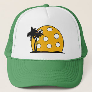 Gorra De Camionero Pickleball Beach Sunset