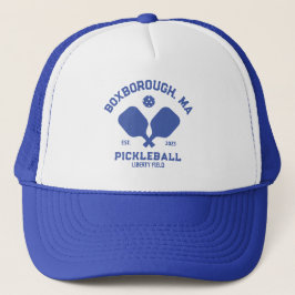 Gorra De Camionero Pickleball Club Paddle & Ball Personalizado