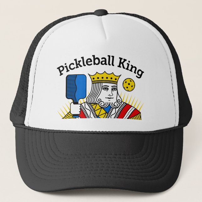 GORRA DE CAMIONERO PICKLEBALL KING (Anverso)
