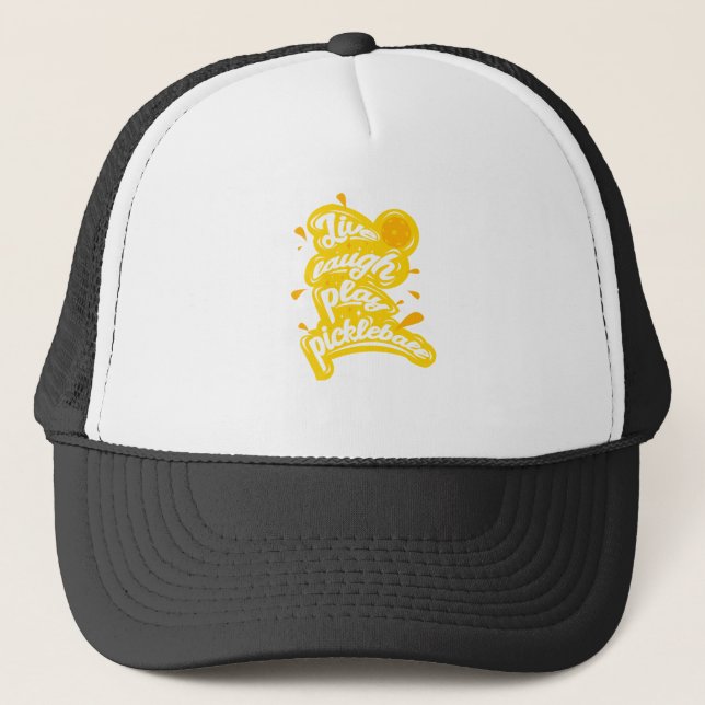 Gorra De Camionero Pickleball - Live Lauren Play Pickleball (Anverso)