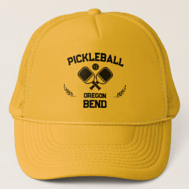Gorra De Camionero Pickleball Paddle & Ball Bend Oregon USA