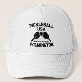 Gorra De Camionero Pickleball Paddle Ball Wilmington NC Personalizado