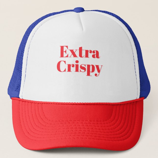 Gorra De Camionero Pickleball Rojo Azul   (Anverso)