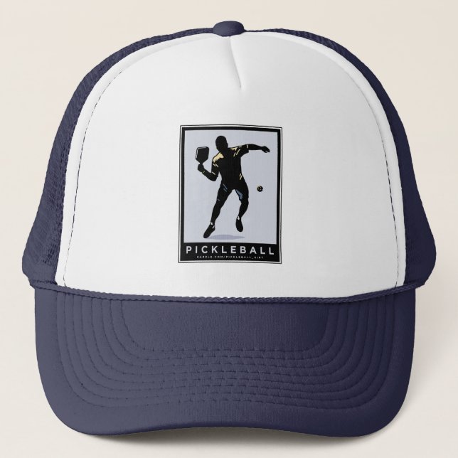 GORRA DE CAMIONERO PICKLEBALL SILHOUETTE CLASSIC (Anverso)