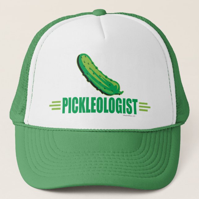 Gorra De Camionero Pickleólogo gracioso (Anverso)