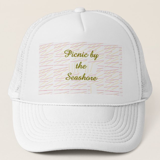 Gorra De Camionero Pícnic junto al mar  (Anverso)