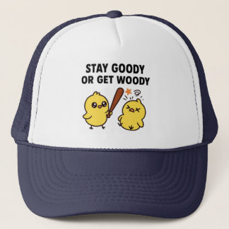 Gorra De Camionero Pico & Golpe, QUÉDATE BUENO O VETE AL BOSQUE