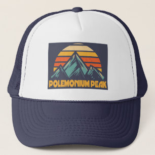 Gorra De Camionero Pico Polemonium California Turquesa Retro