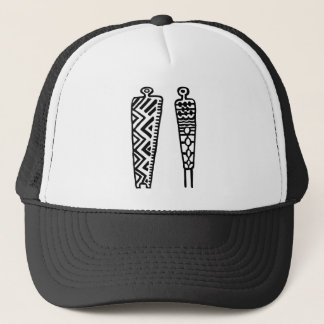 Gorra De Camionero Pictografo Hombres-BW