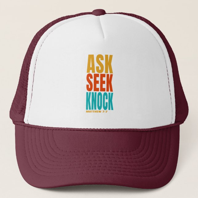 Gorra De Camionero pide busca llama (Anverso)
