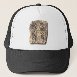 Gorra De Camionero Piedra masculina del gráfico