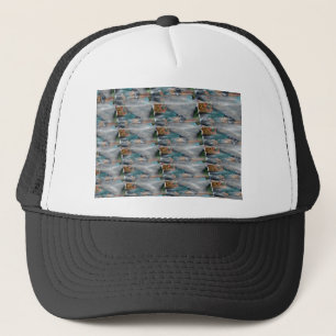 Gorra De Camionero Piedras de mármol maravillosas de las gemas n