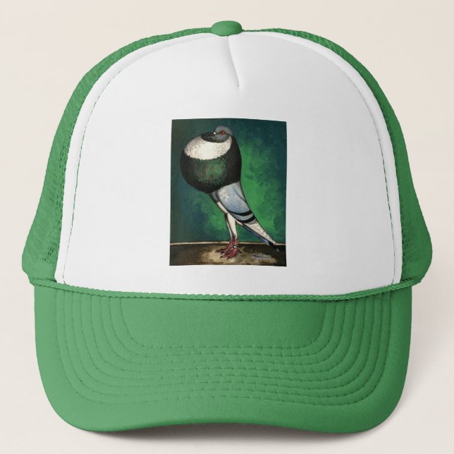 Gorra De Camionero Piel azul Norwich Cropper (Anverso)