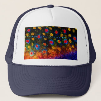 Gorra De Camionero Piel hermosa, trucha de arroyo