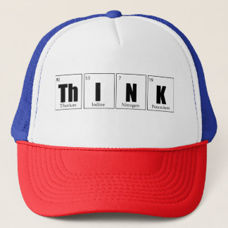 Gorra De Camionero Piensa tabla periódica