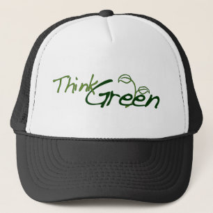 Gorra De Camionero Piense el verde