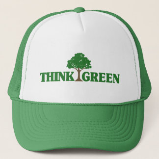 Gorra De Camionero Piense el verde