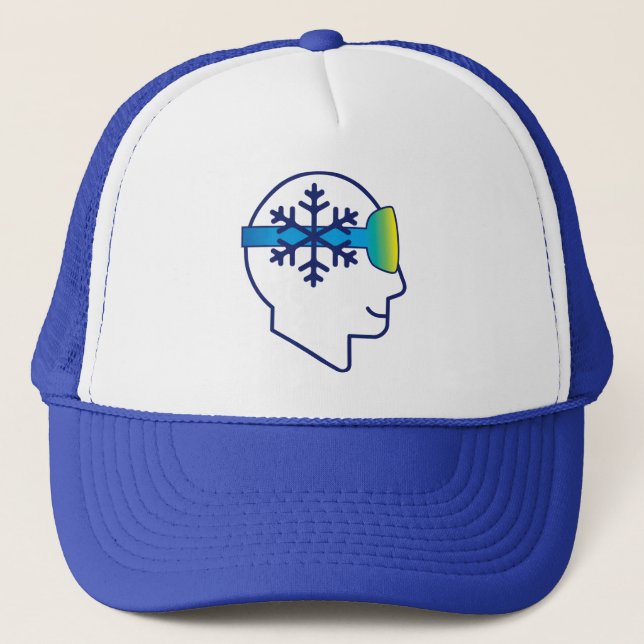 Gorra De Camionero Piense la nieve (Anverso)